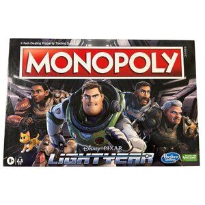 Monopoly Disney Lightyear Edition Pixar Buzz Board Game Kid Family Ages …